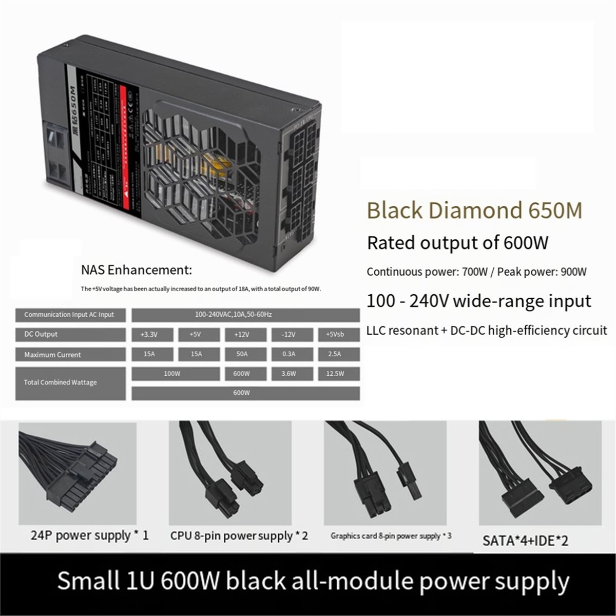 [VALUE PACK]Flex 600W โมดูลาร์ - Flex Atx Power Supply 600W 1U บทวิจารณ์และราคา
